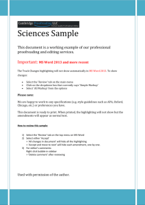 Sciences Sample