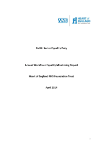 Annual Workforce Equality Monitoring Report CCG Sep 2014