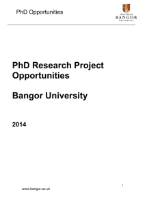 International Courses of PhD Opportunities-2014