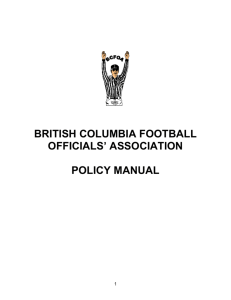 British Columbia Football Official*s Association