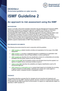 ISMF Guideline 2 – An approach to risk assessment using the ISMF