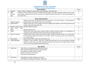 Humanitarian Assistance Programme Module Contents and