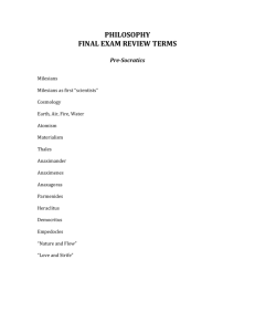 final review terms