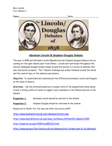 Lincoln/Douglas Debates