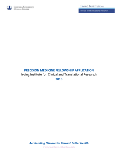 here - Irving Institute for Clinical and Translational Research