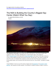 The NSA Is Building the Country