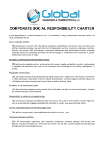 Corporate Social Responsibility Charter