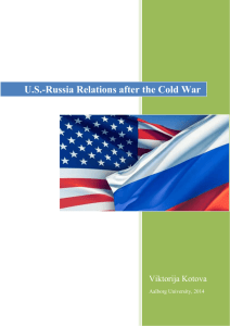 3.2. US-Russia Relations after the Cold War