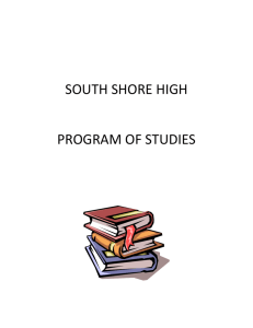 Program of Studies - South Shore Educational Collaborative