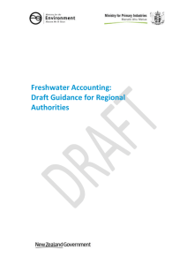 2.1 What is freshwater accounting?
