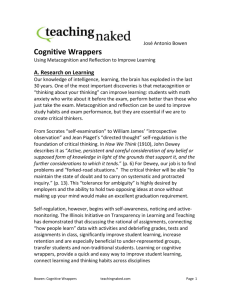 Cognitive Wrappers