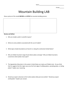Mountain Building LAB