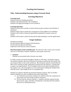 Basic Science and Forensic Analysis (framework) WVU 2013