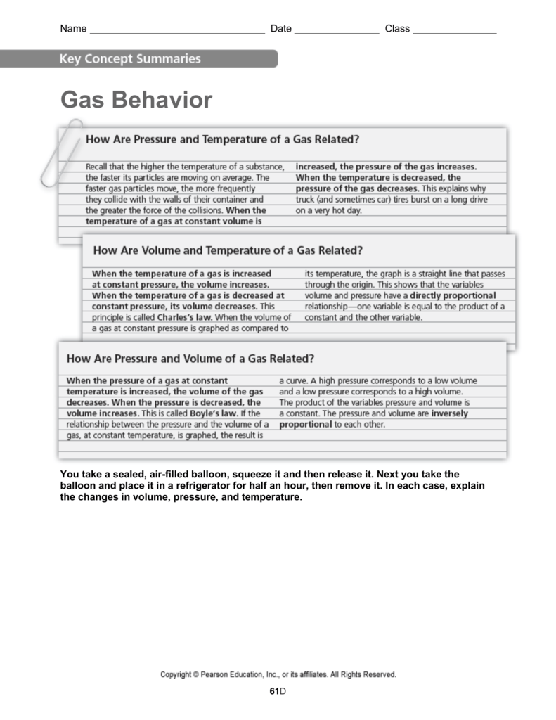 Chem 22.22 WS Intended For Gas Variables Worksheet Answers