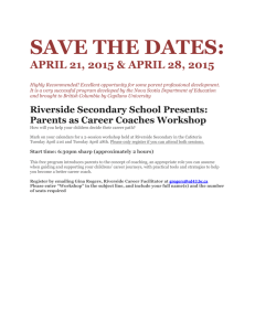 Parents as Career Coaches April 2015