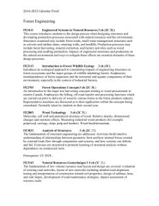 2014-2015 Calendar Proof Forest Engineering FE1611 Engineered