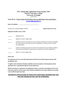 Fellowship/Scholarship Application Form