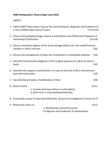 DNB Orthopaedics Theory Paper June 2012