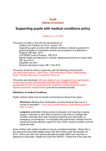 Schools` template for pupils with medical needs (DOCX