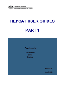HEPCAT User Guide v18 part 1 DOCX