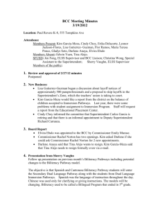 BCC Meeting Minutes 3/19/2012 - San Francisco Public Schools