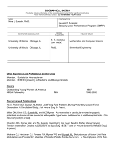 Biographical Sketch Format Page - Rehabilitation Institute of Chicago