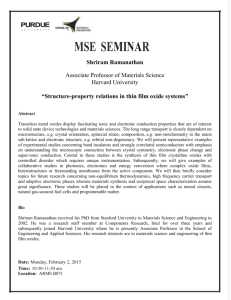 Seminar Notice - Shriram Ramanathan