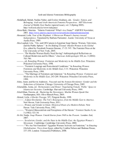 Bibliography - Women`s, Gender, and Sexuality Studies