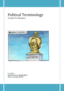 Political Terminology