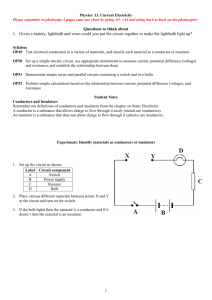 13. Current Electricity