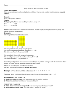 Math Enrichment study guide 5th-8th