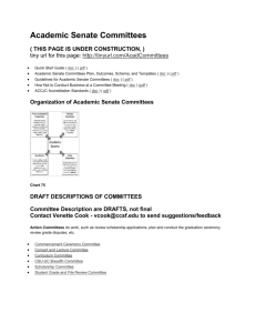 Academic Senate Committees