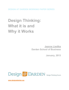 Design Thinking: An Examination of its Origins