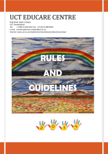 Rules and Guidelines 2014