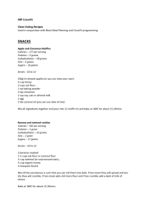 Clean Eating Recipes - CrossFit Browns Plains