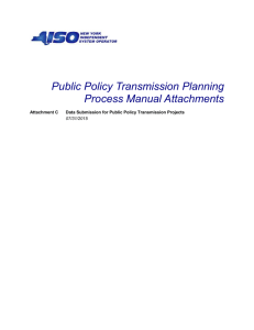 Public Policy Transmission Planning Process Manual