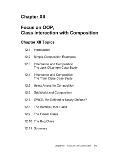Class Interaction with Composition