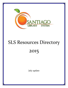 Foreword - Santiago Library System