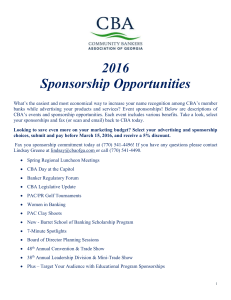 View the 2016 Sponsorship Menu!