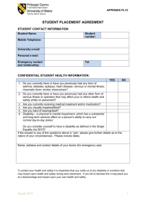 PL1c Student Placement Agreement 08-15