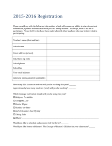 official entry form - The Max Warburg Courage Curriculum