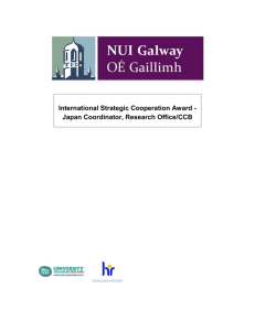 job description - National University of Ireland, Galway