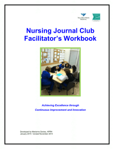 Nursing Journal Club