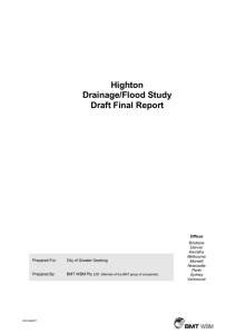 Highton Drainage/Flood Study Draft Final Report