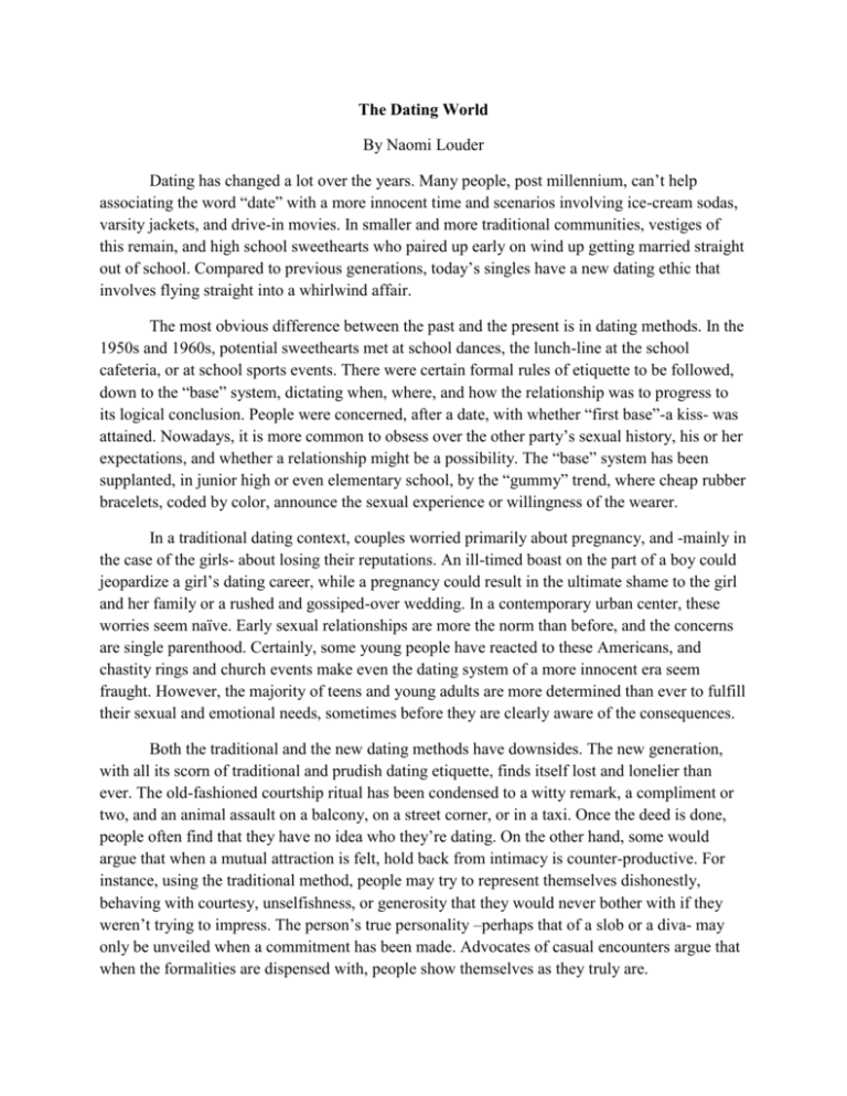 essay about online relationship