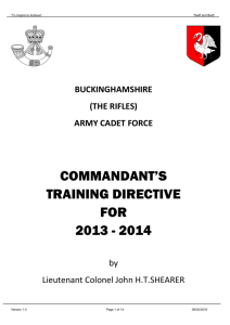 1 - Army Cadet Force