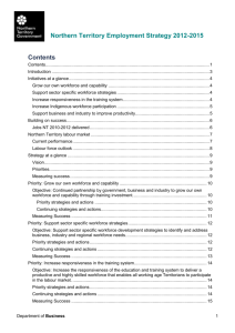 Employment Strategy 2012-2015