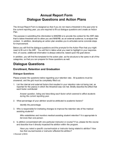 ARF Dialogue Questions - Medical Assisting Education Review Board