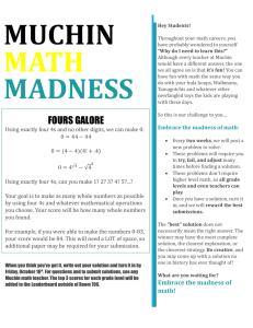 Math Madness #2