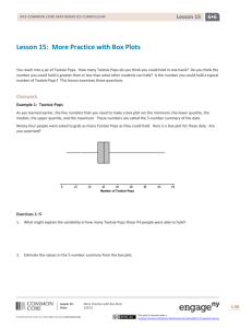 Grade 6 Mathematics Module 6, Topic C, Lesson 15